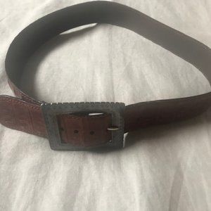J & M DAVIDSON REAL ALLIGATOR BELT